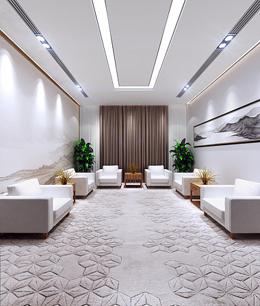 訂做槍刺手工剪花工藝地毯